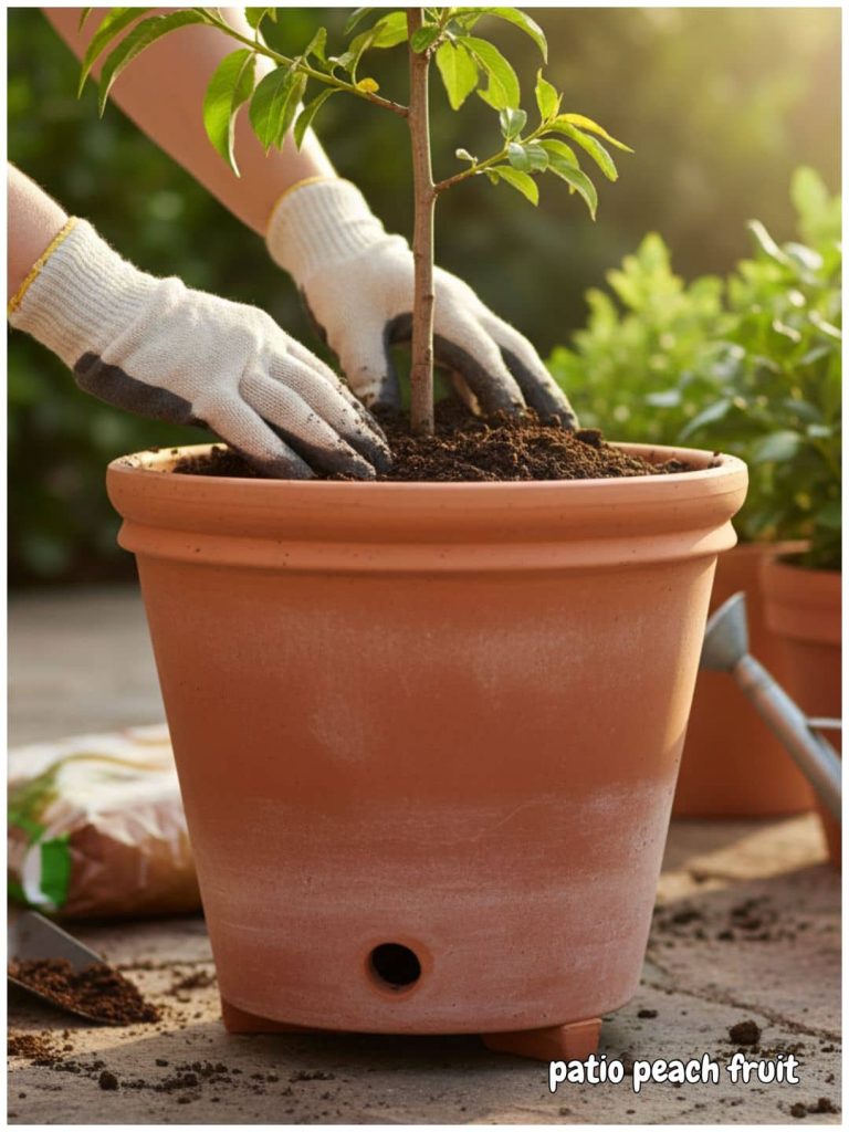 How to Plant Patio Peach Trees