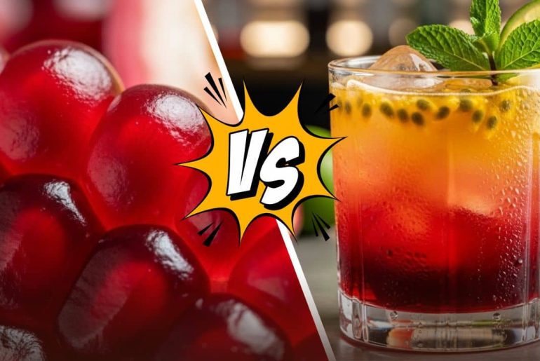 Passion Fruit and Pomegranate The Exotic